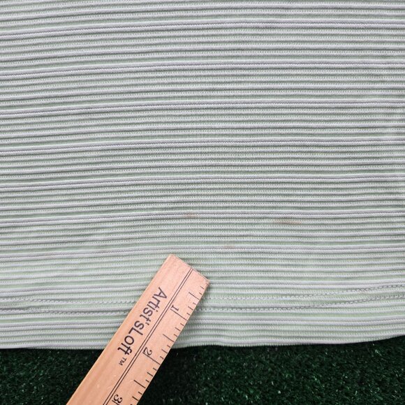 Tommy Bahama Polo Shirt Mens Large Light Green Striped Golf Summer Beach Casual - Picture 3 of 8